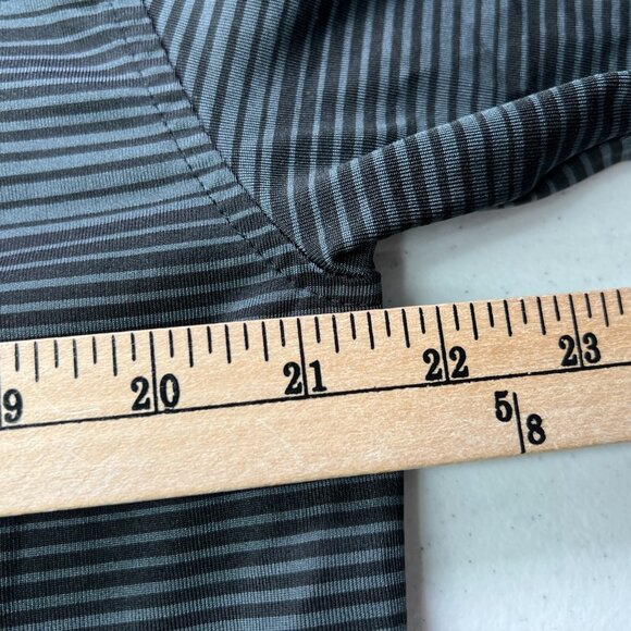 Under Armour Coldblack Golf Polo Mens XL Black Striped Short Sleeve Pullover - Picture 7 of 8